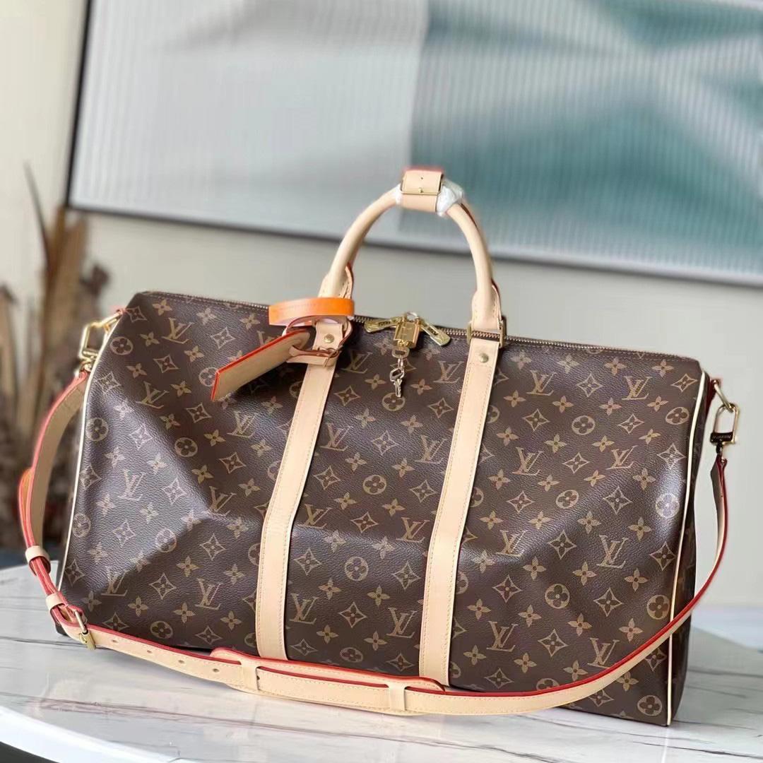 Louis Vuitton Keepall Bandoulière 50 (50-29-23)   M41416 - PerfectKickZ