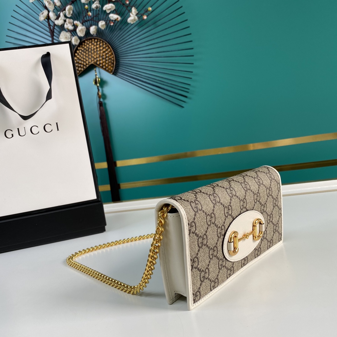 Gucci Horsebit 1955 Wallet With Chain(19-10-4cm) - PerfectKickZ