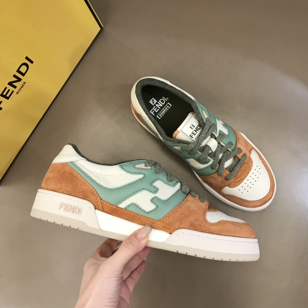 Fendi Amaranth Suede Low-Tops Sneakers  - PerfectKickZ