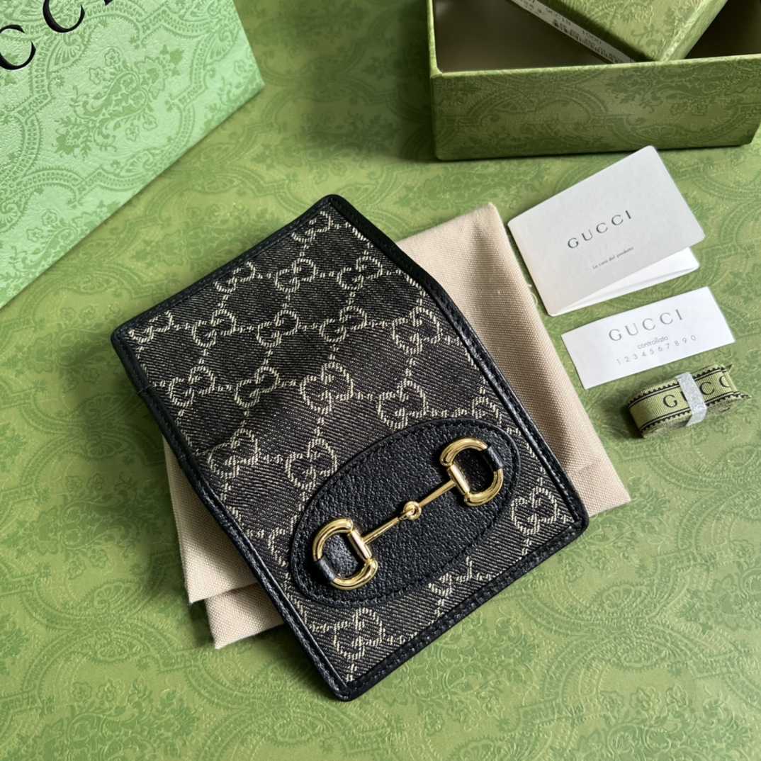 Gucci Horsebit 1955 Card Case Wallet(11-8.5-3cm)   621887 - 