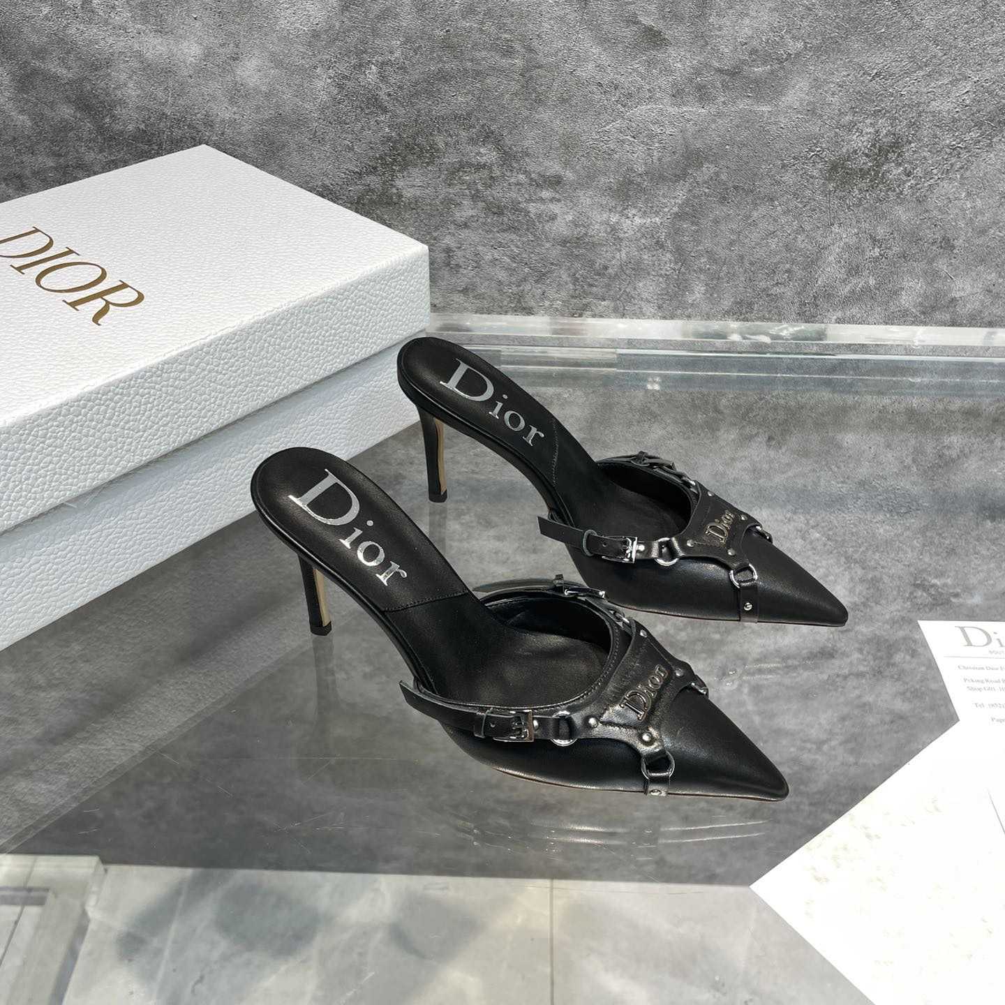 Dior Black Leather Pump - PerfectKickZ