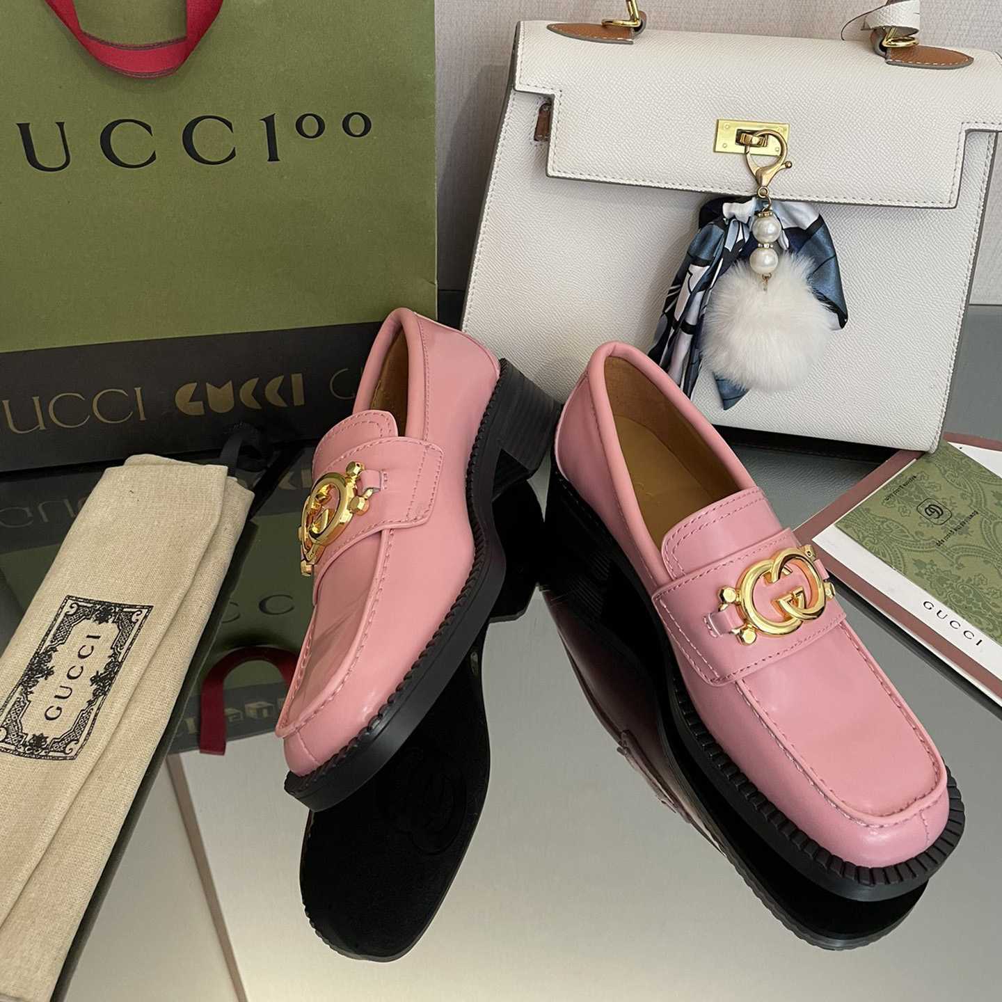 Gucci Women's Loafer With Interlocking G - PerfectKickZ