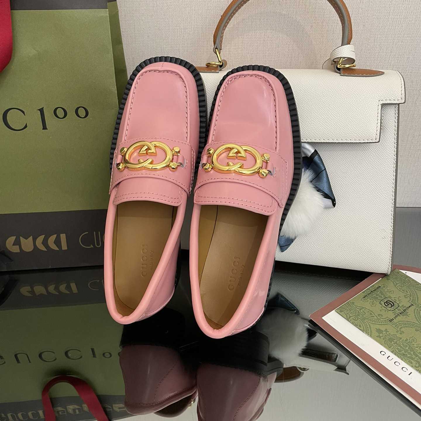 Gucci Women's Loafer With Interlocking G - PerfectKickZ