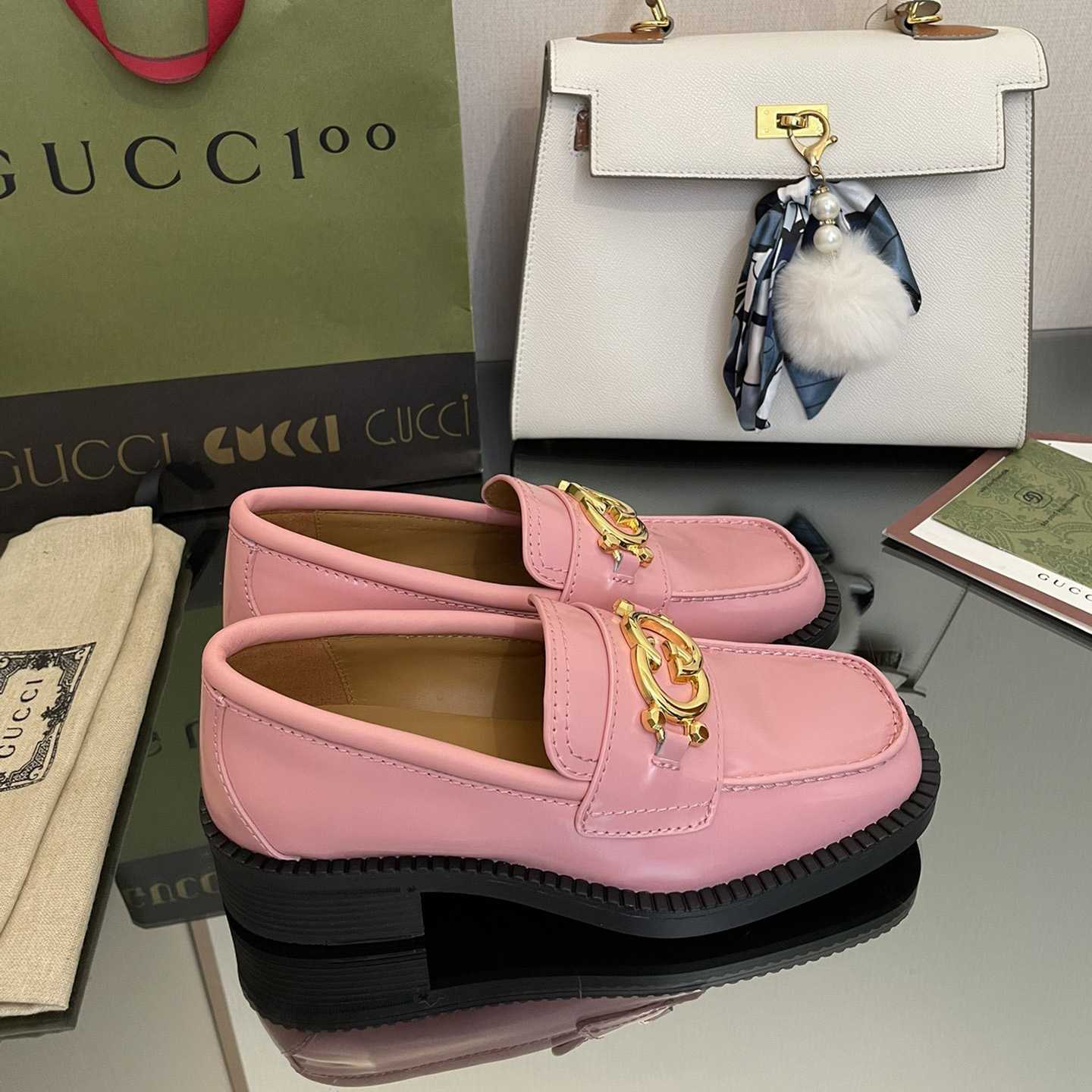 Gucci Women's Loafer With Interlocking G - PerfectKickZ