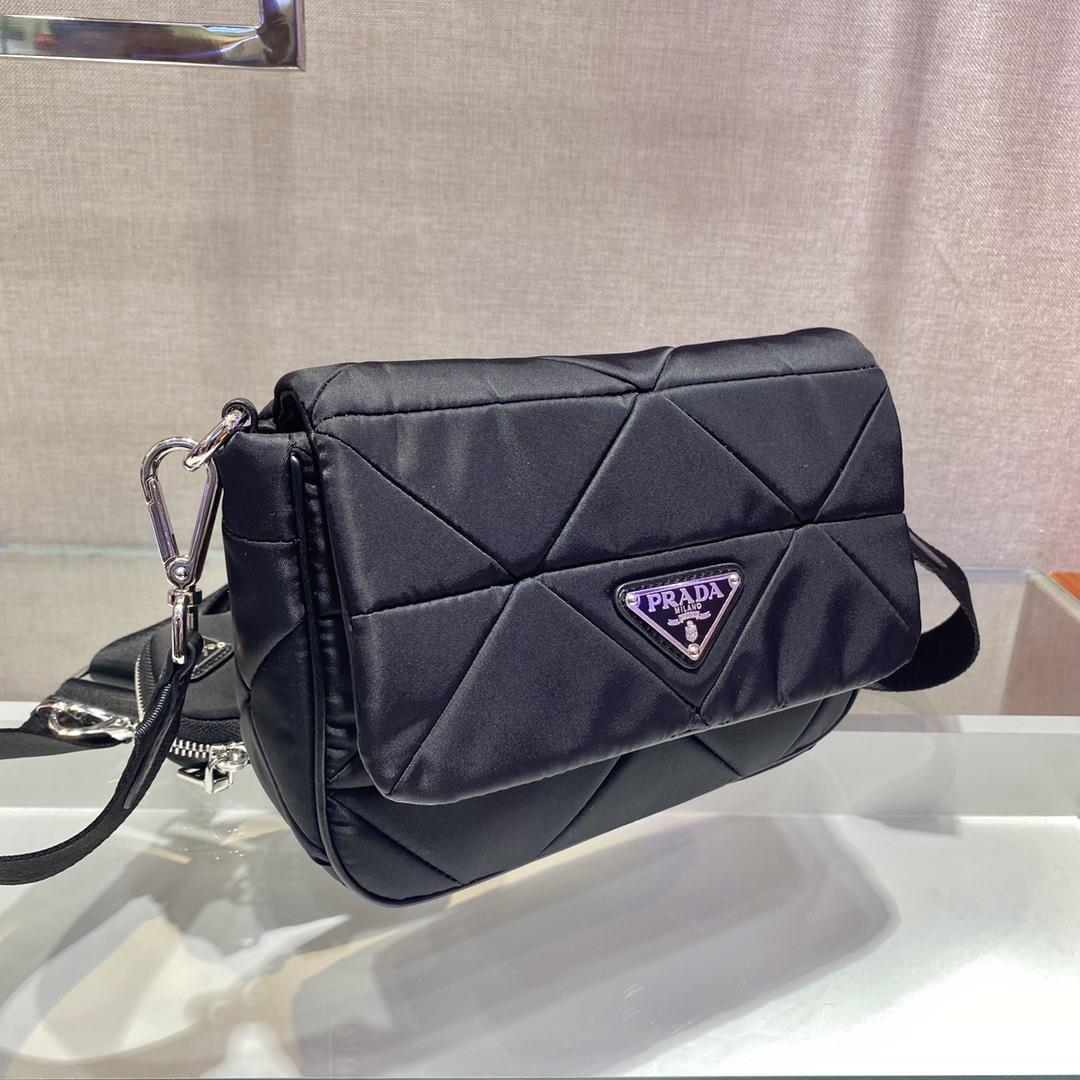 Prada System Nappa Leather Patchwork Bag(21-16-7cm) - PerfectKickZ