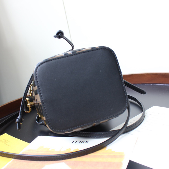 Fendi Mon Tresor Brown Leather Mini-Bag(18-12-10cm) - PerfectKickZ