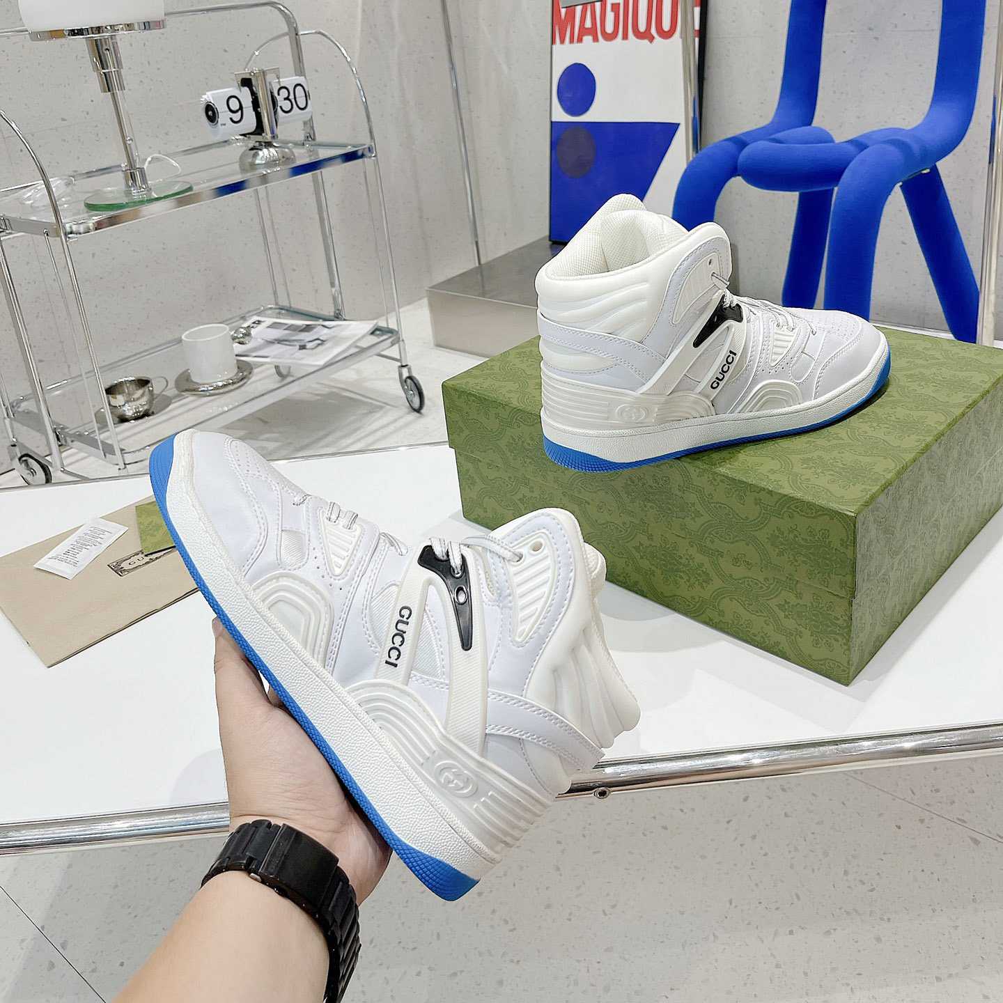 Gucci Basket Sneaker(upon uk size) - PerfectKickZ