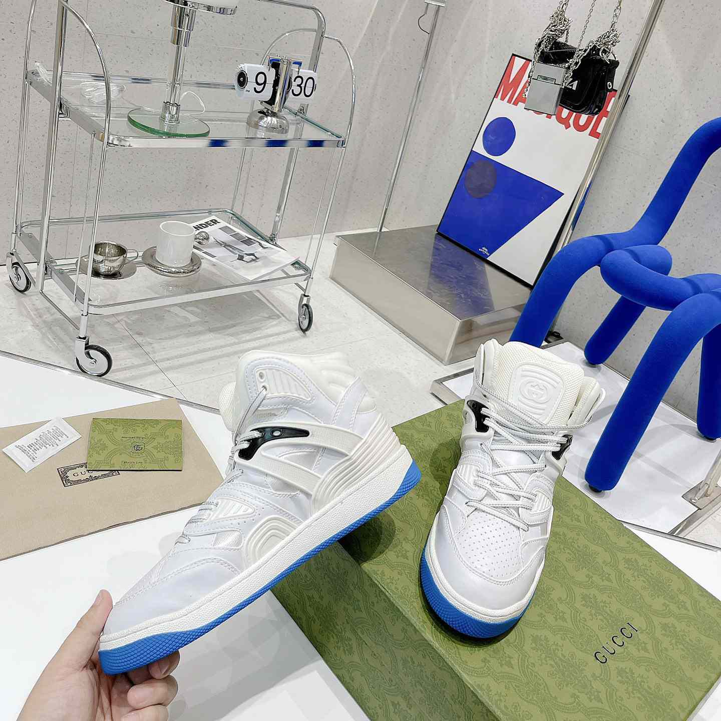 Gucci Basket Sneaker(upon uk size) - PerfectKickZ