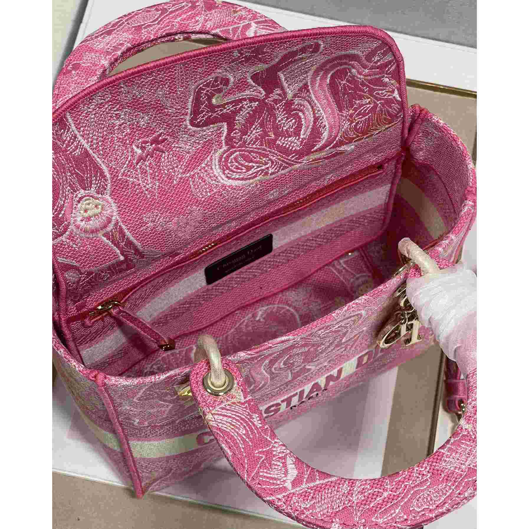 Dior Medium Lady D-Lite Bag(24-20-11cm) - PerfectKickZ