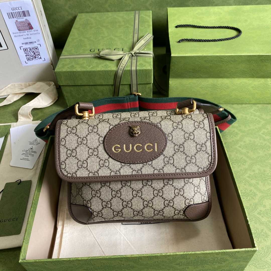 Gucci Neo Vintage Small Messenger Bag(22-16.5-4cm) - PerfectKickZ