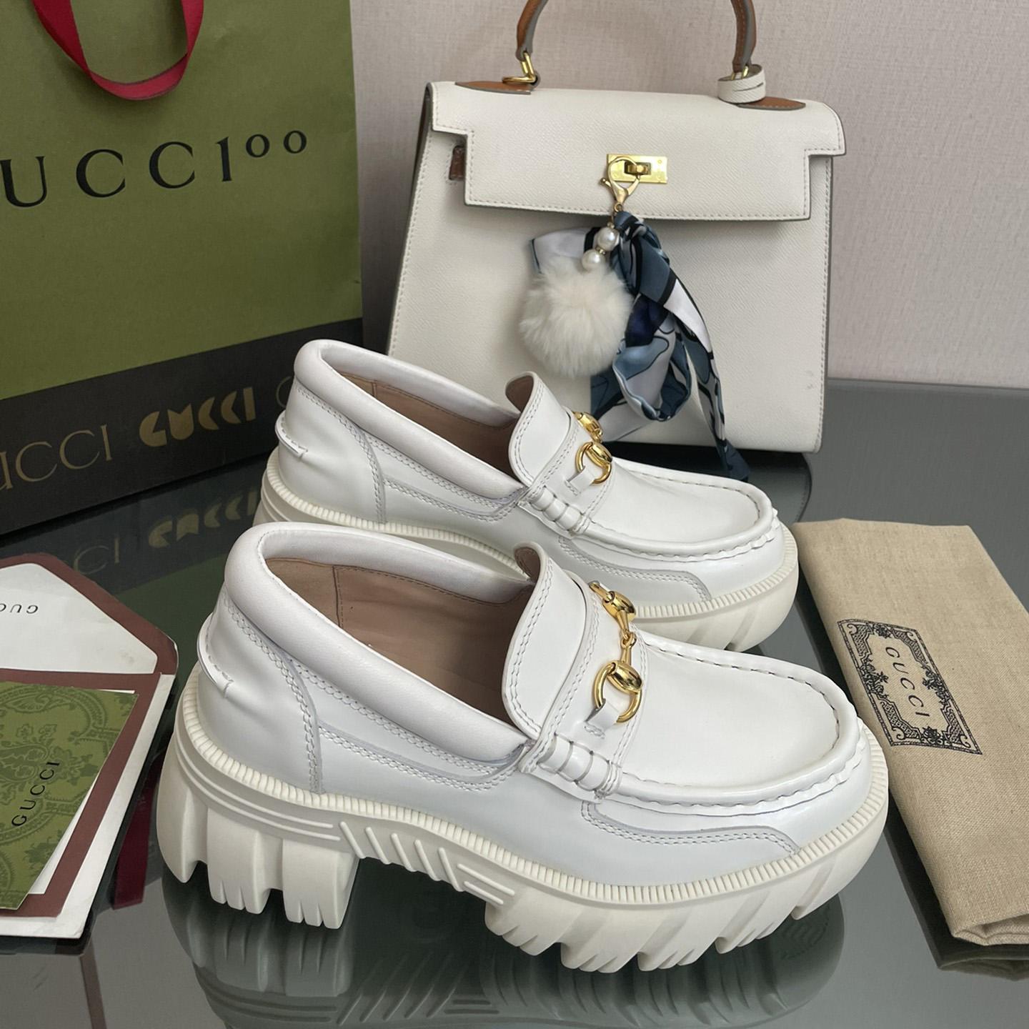 Gucci Women's Loafer With Horsebit - PerfectKickZ