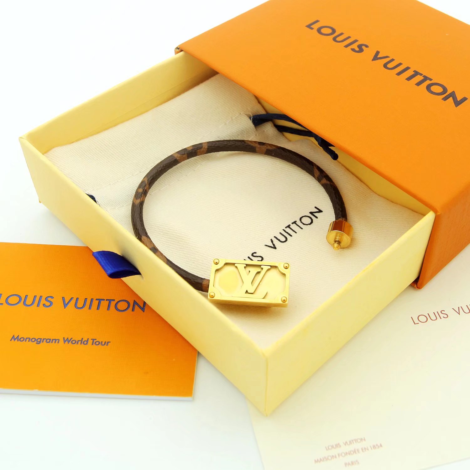 Louis Vuitton x Nigo Keep It Trunk Bracelet Monogram - PerfectKickZ