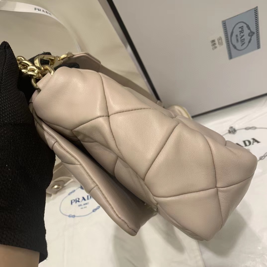 Prada System Nappa Leather Patchwork Bag(28-18-7.5CM) - PerfectKickZ