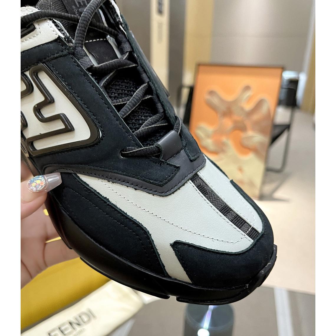 Fendi Faster Trainers Leather Low-Tops Sneakers - PerfectKickZ