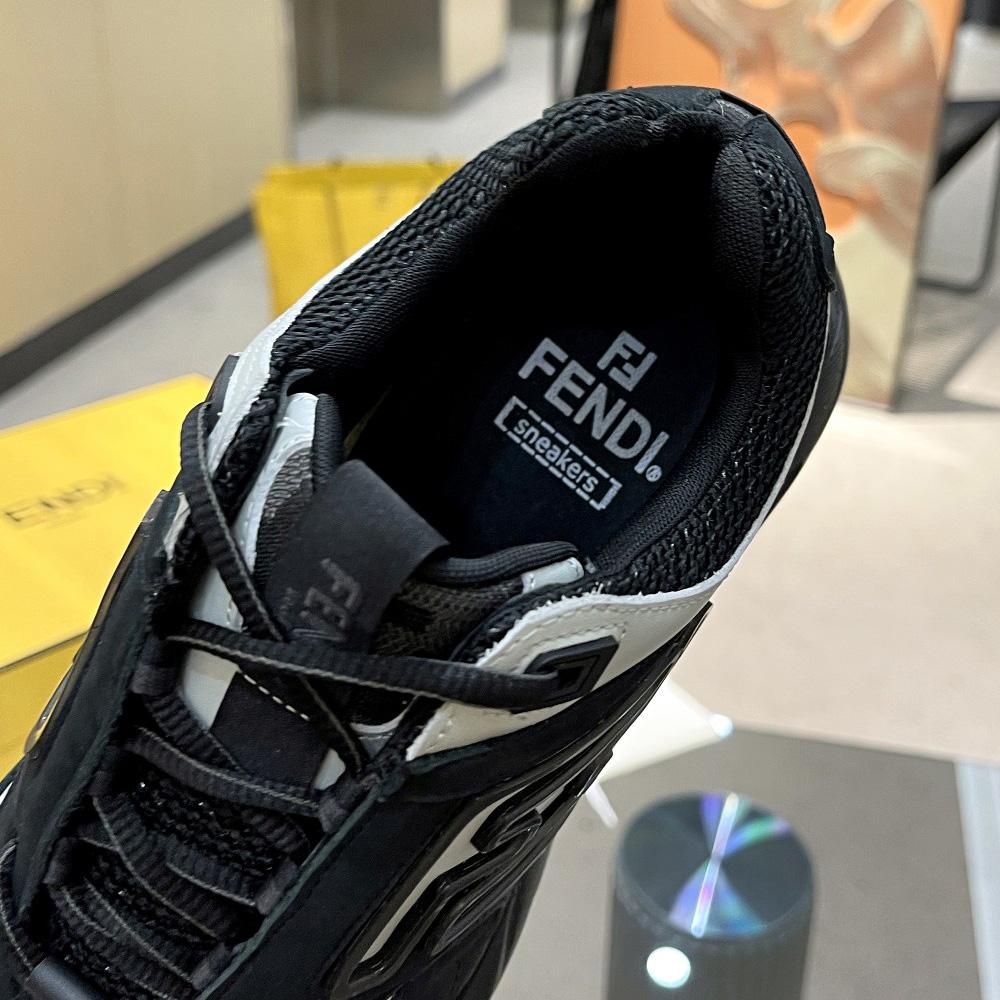 Fendi Faster Trainers Leather Low-Tops Sneakers - PerfectKickZ