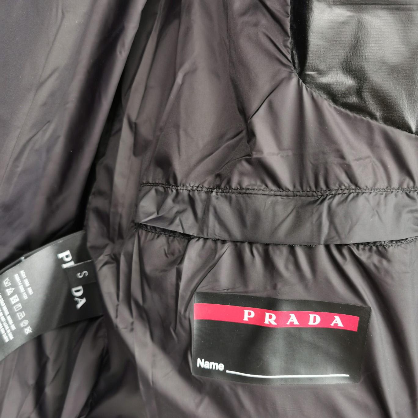 Prada Cropped Technical Nylon Down Jacket - PerfectKickZ