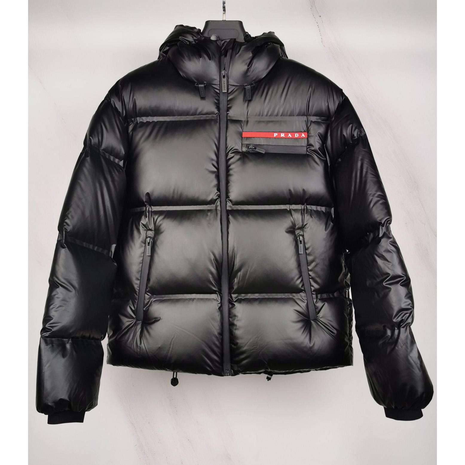 Prada Cropped Technical Nylon Down Jacket - PerfectKickZ