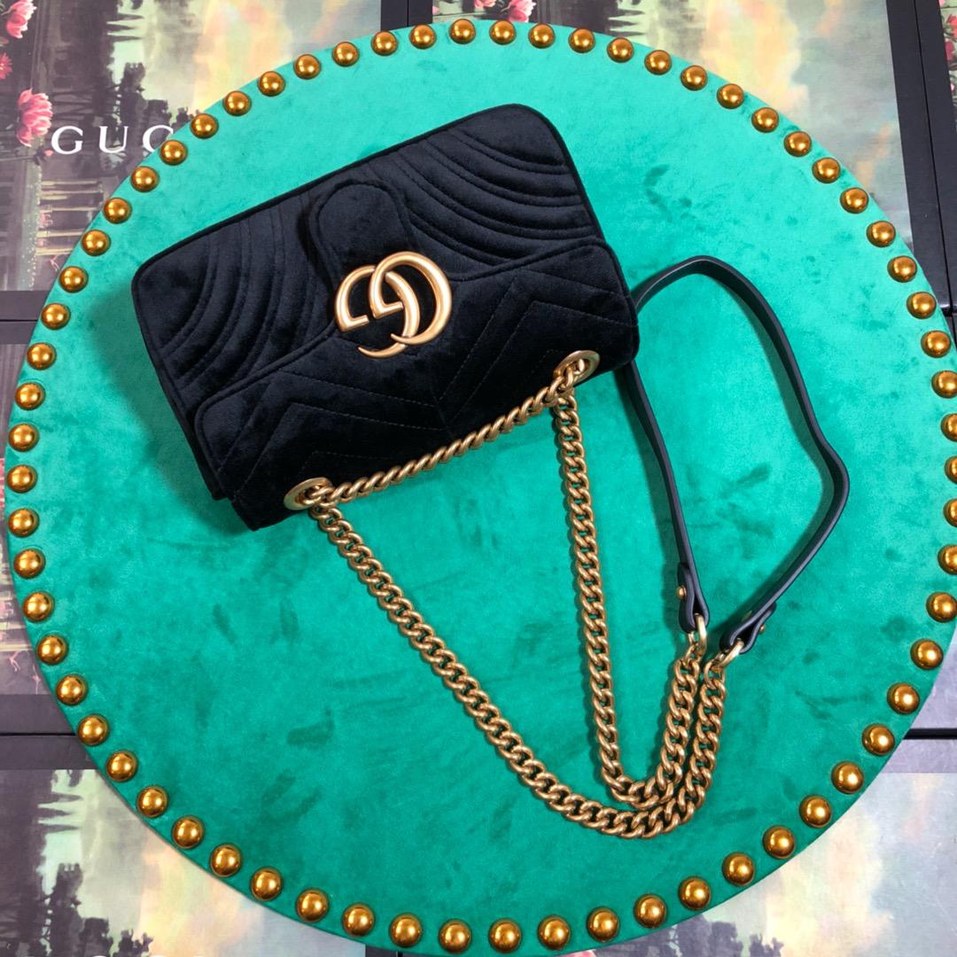 Gucci GG Marmont Mini Shoulder Bag(22-13-6cm) - PerfectKickZ