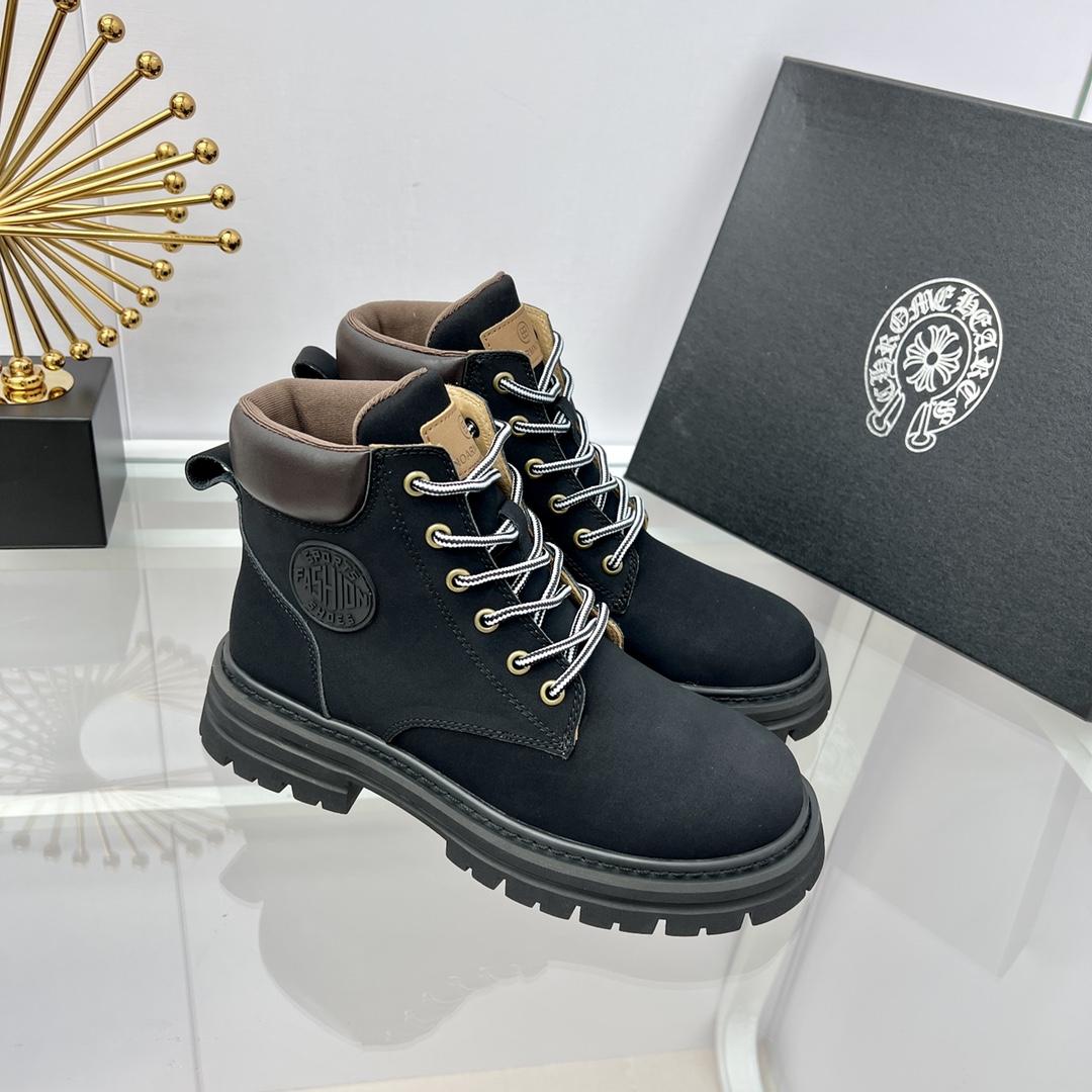 Timberland x Chrome Heart Classic Leather Boots - PerfectKickZ