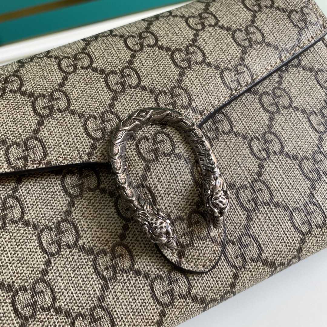 Gucci Dionysus GG Supreme Chain Wallet(20-13.5-4CM) - PerfectKickZ