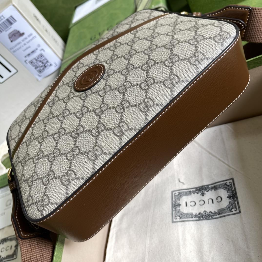 Gucci Messenger Bag With Interlocking G(25.5-20-6cm) - PerfectKickZ