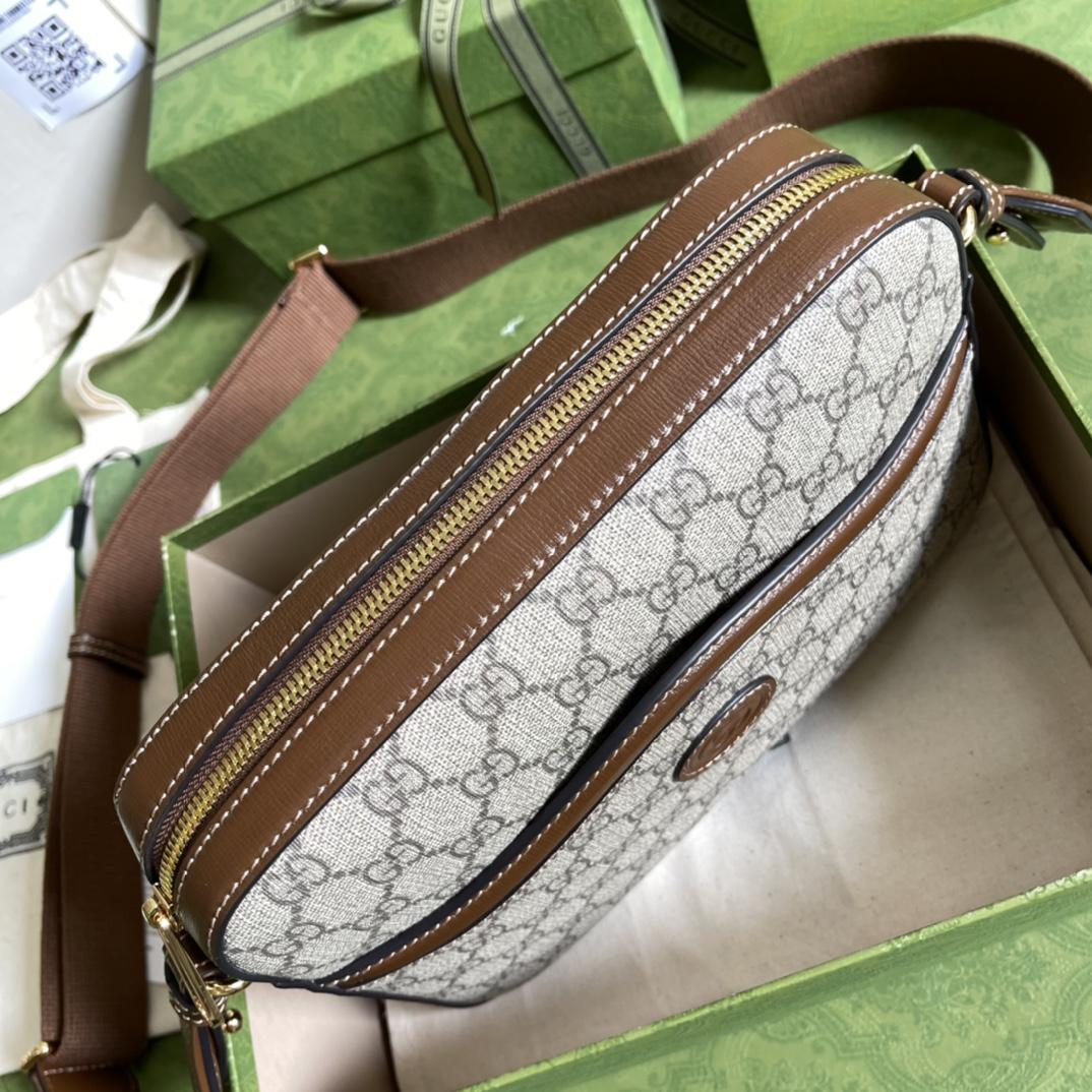 Gucci Messenger Bag With Interlocking G(25.5-20-6cm) - PerfectKickZ
