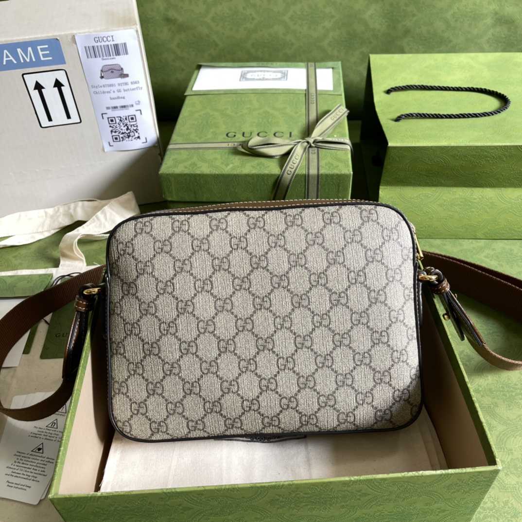 Gucci Messenger Bag With Interlocking G(25.5-20-6cm) - PerfectKickZ