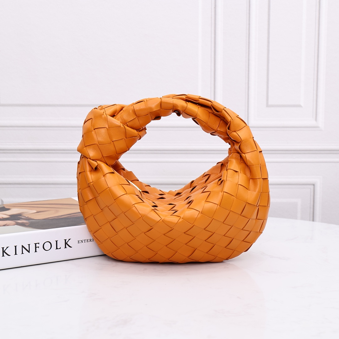 Bottega Veneta Mini Jodie Leather Top Handle Bag(28-23-8cm) - PerfectKickZ