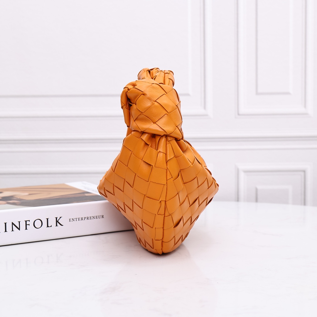Bottega Veneta Mini Jodie Leather Top Handle Bag(28-23-8cm) - PerfectKickZ
