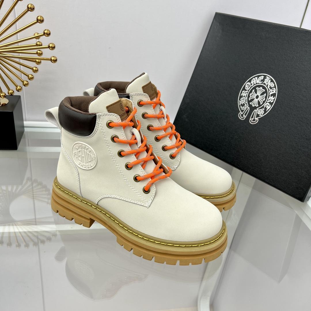 Timberland x Chrome Heart Classic Leather Boots - PerfectKickZ