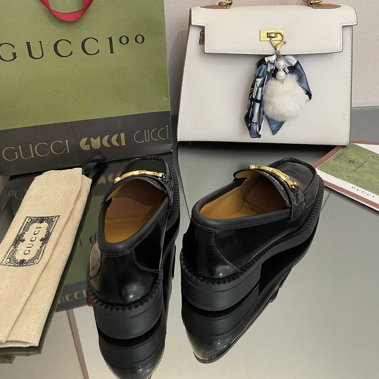 Gucci Women's Loafer With Interlocking G - PerfectKickZ