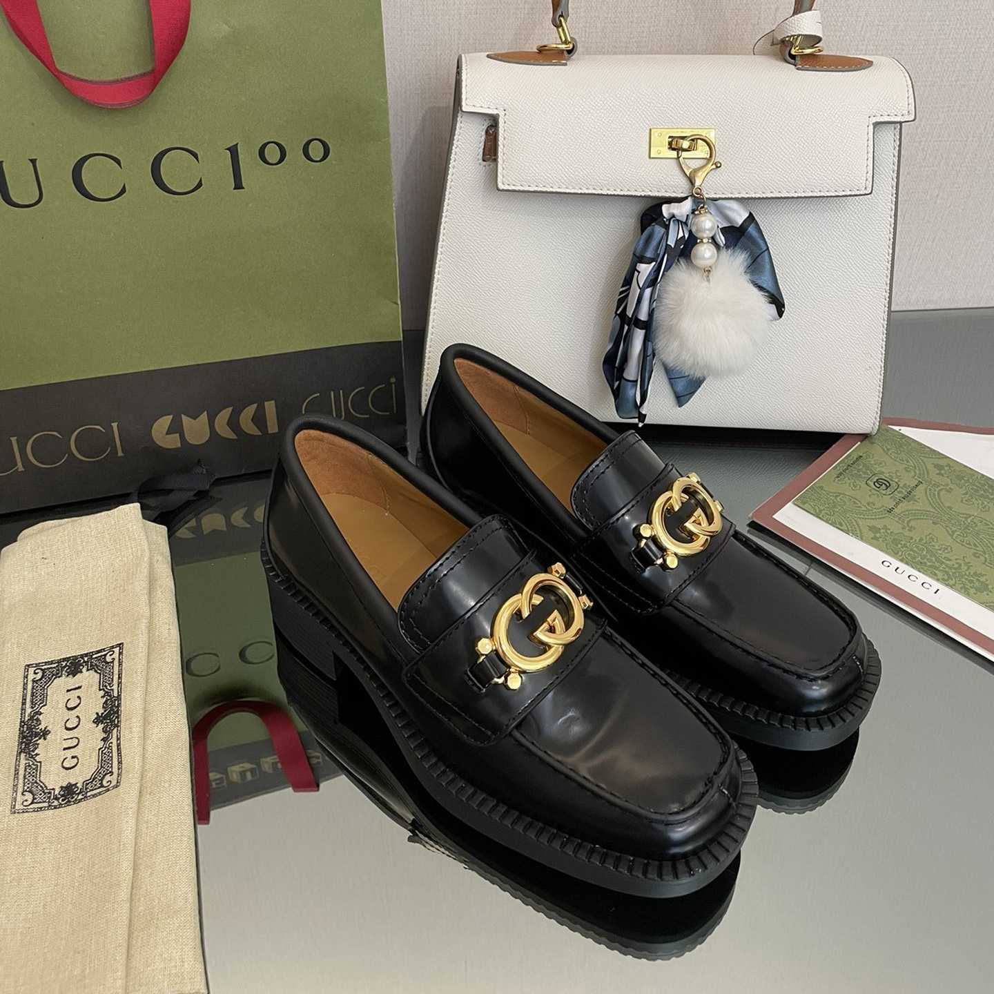 Gucci Women's Loafer With Interlocking G - PerfectKickZ