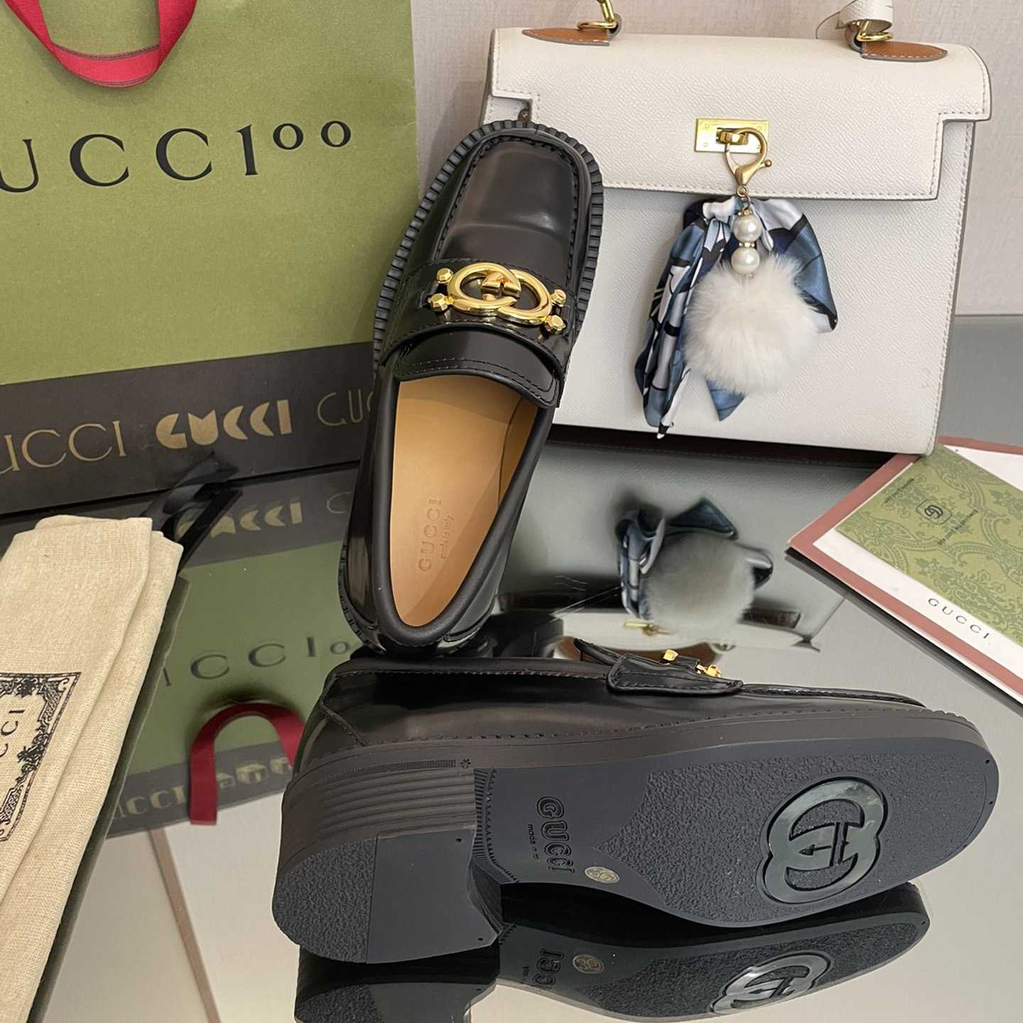 Gucci Women's Loafer With Interlocking G - PerfectKickZ