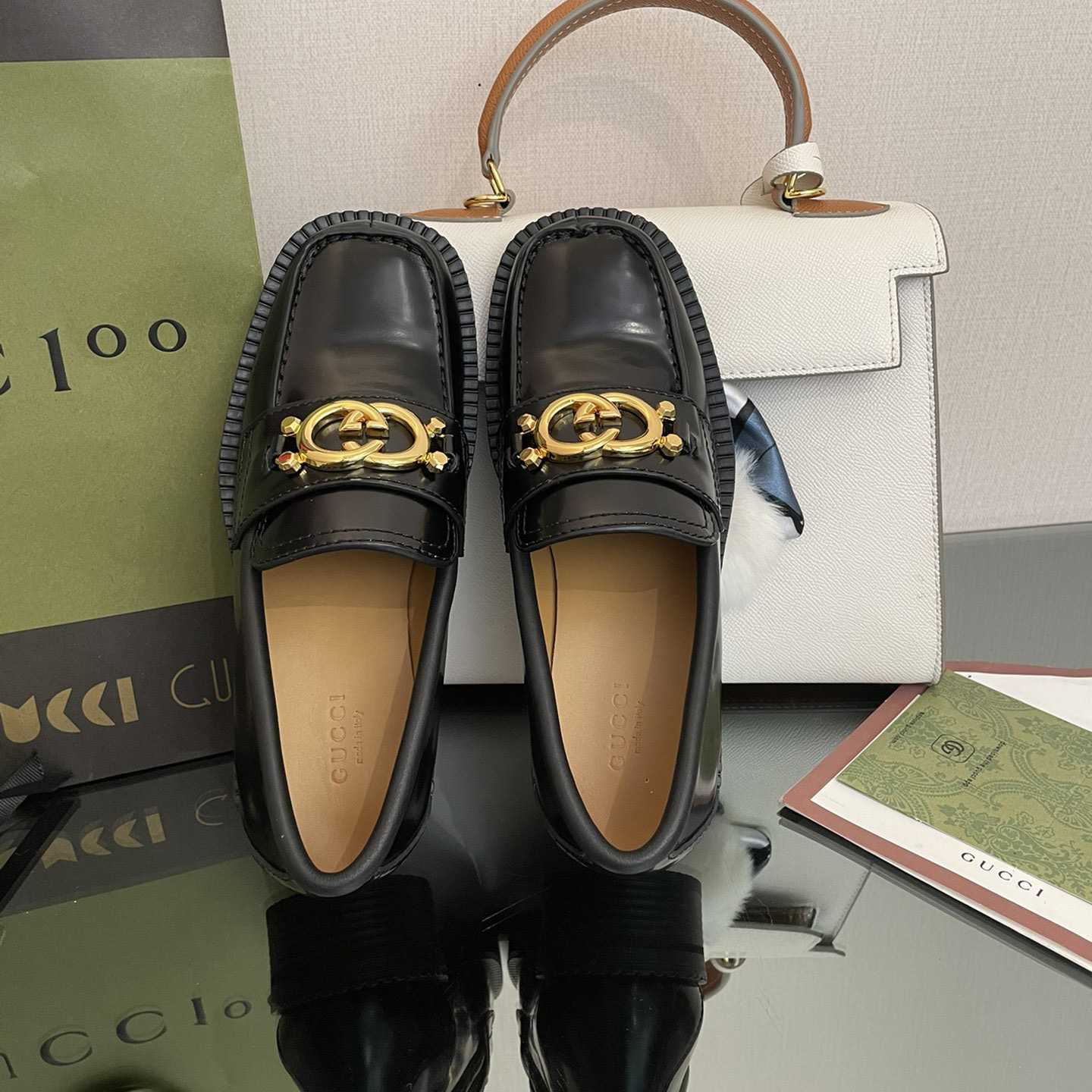 Gucci Women's Loafer With Interlocking G - PerfectKickZ