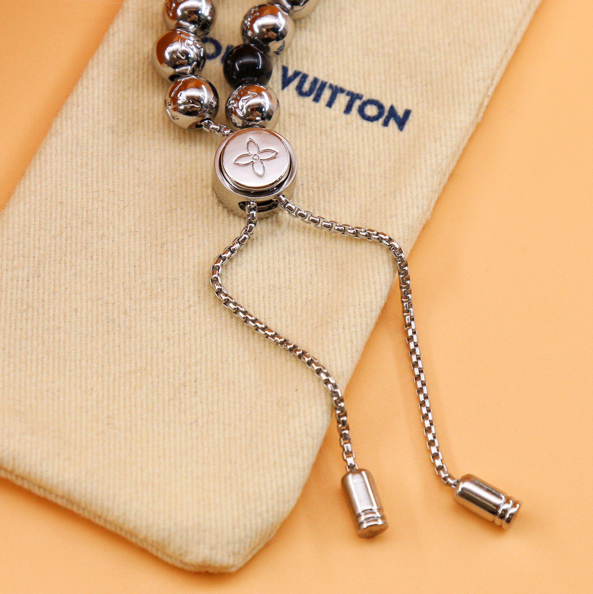 Louis Vuitton Monogram Beads Bracelet   M00512 - PerfectKickZ