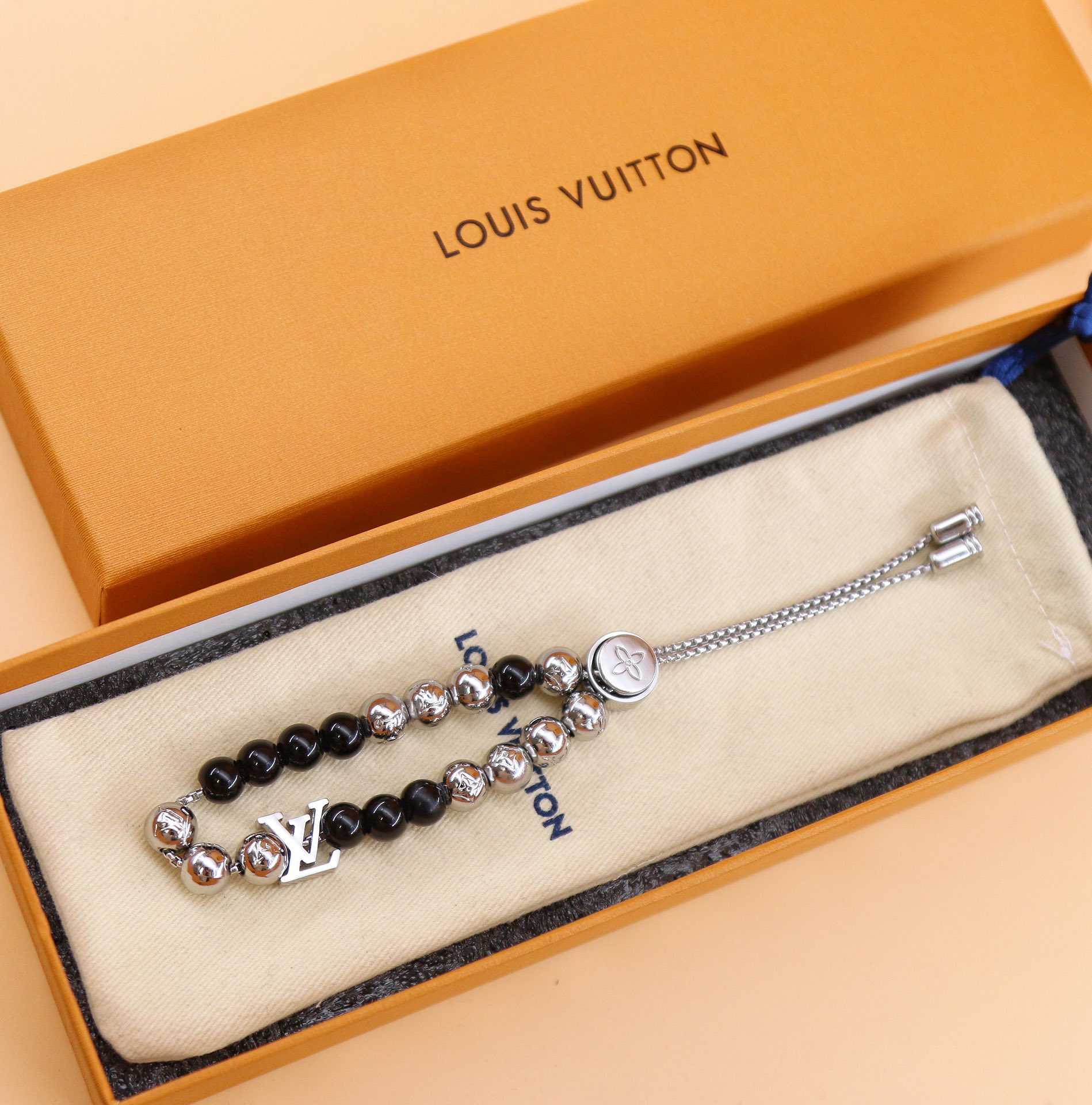 Louis Vuitton Monogram Beads Bracelet   M00512 - PerfectKickZ