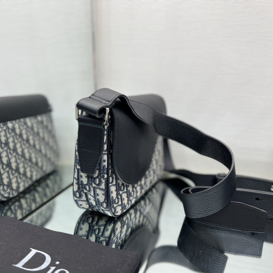 Dior Mini Saddle Messenger Bag(23-18-6cm) - 