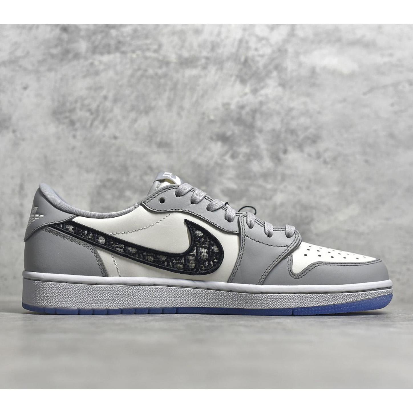 Dior x Air Jordan 1  Low Sneaker  - PerfectKickZ