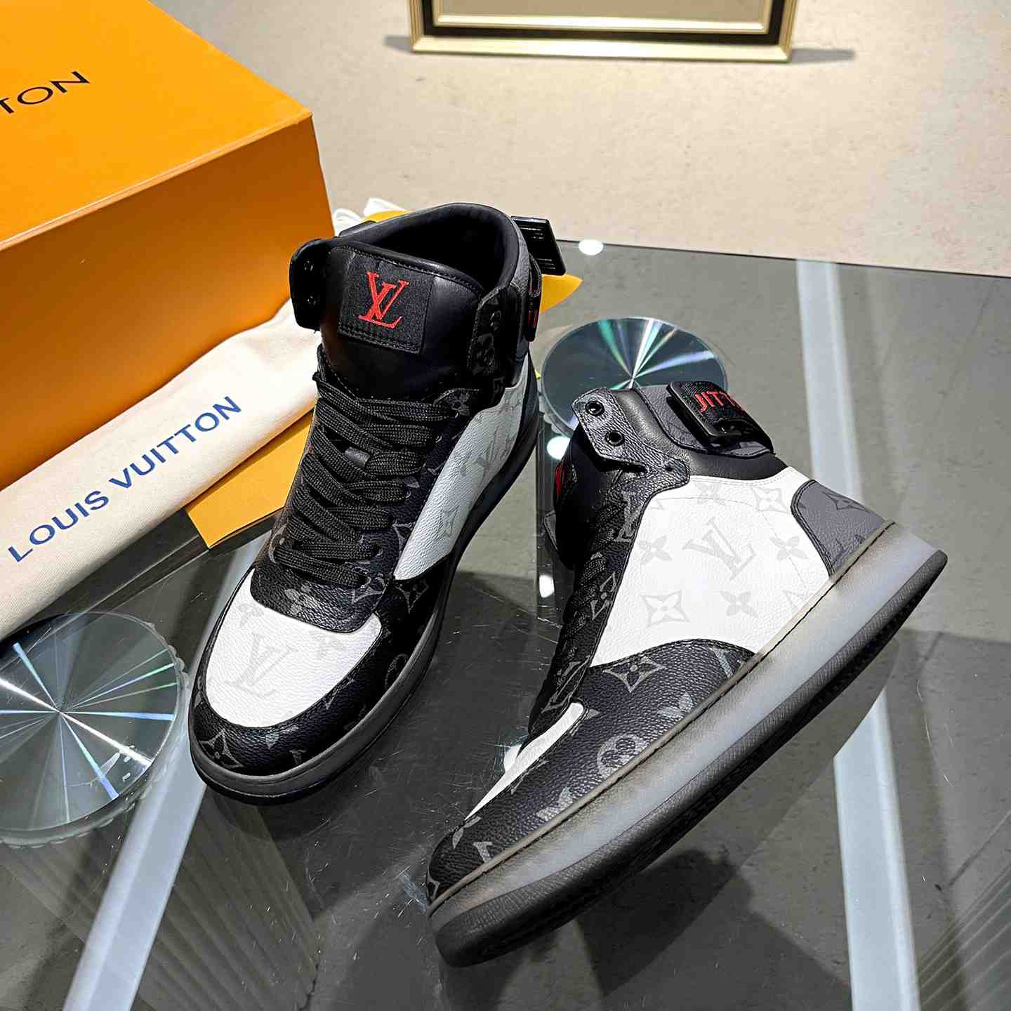 Louis Vuitton Rivoli Sneaker Boot     - PerfectKickZ