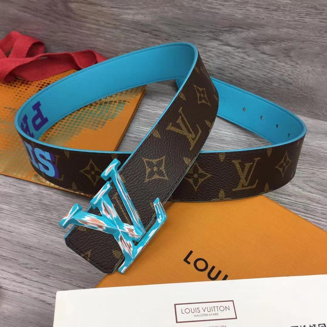 Louis Vuitton LV Pyramide Cities Exclusive 40MM Reversible Belt—Paris - PerfectKickZ
