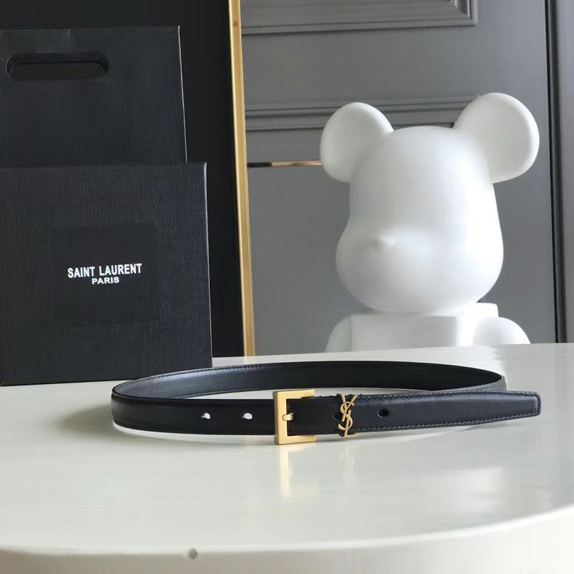 Saint Laurent Leather Belt  (20mm/30mm) - PerfectKickZ