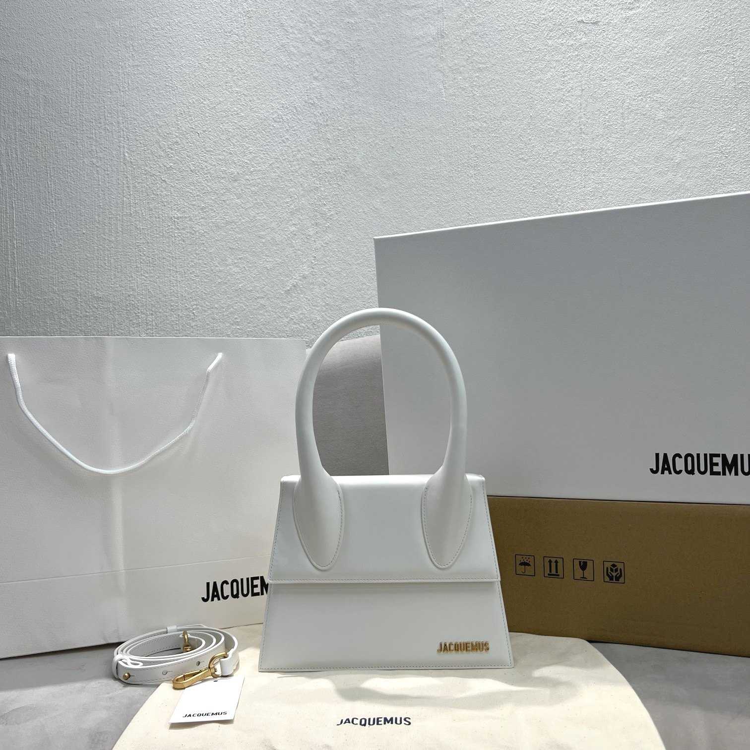 Jacquemus Le Grand Chiquito Large Leather Handbag(24-18-10cm) - PerfectKickZ