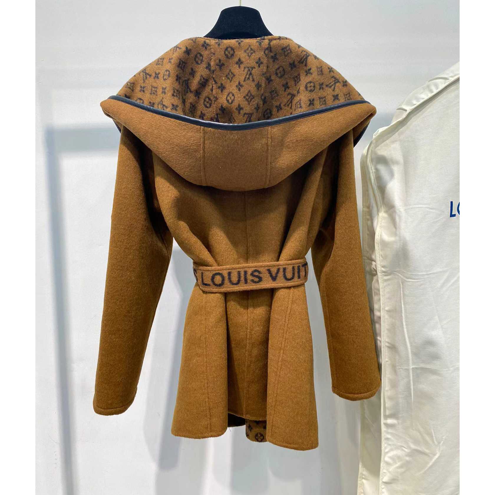 Louis Vuitton Signature Double Face Short Wrap Coat     - PerfectKickZ
