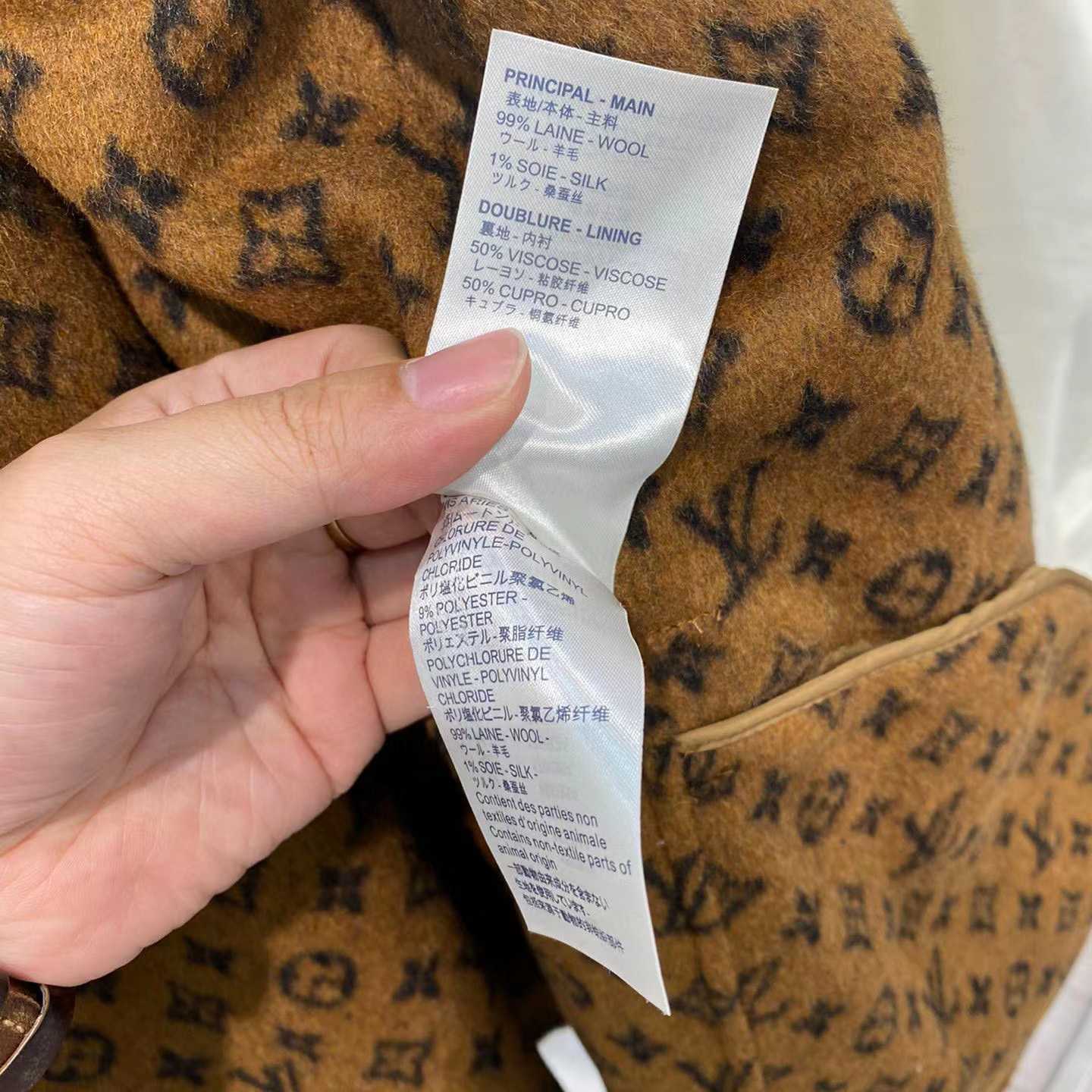 Louis Vuitton Signature Double Face Short Wrap Coat     - PerfectKickZ