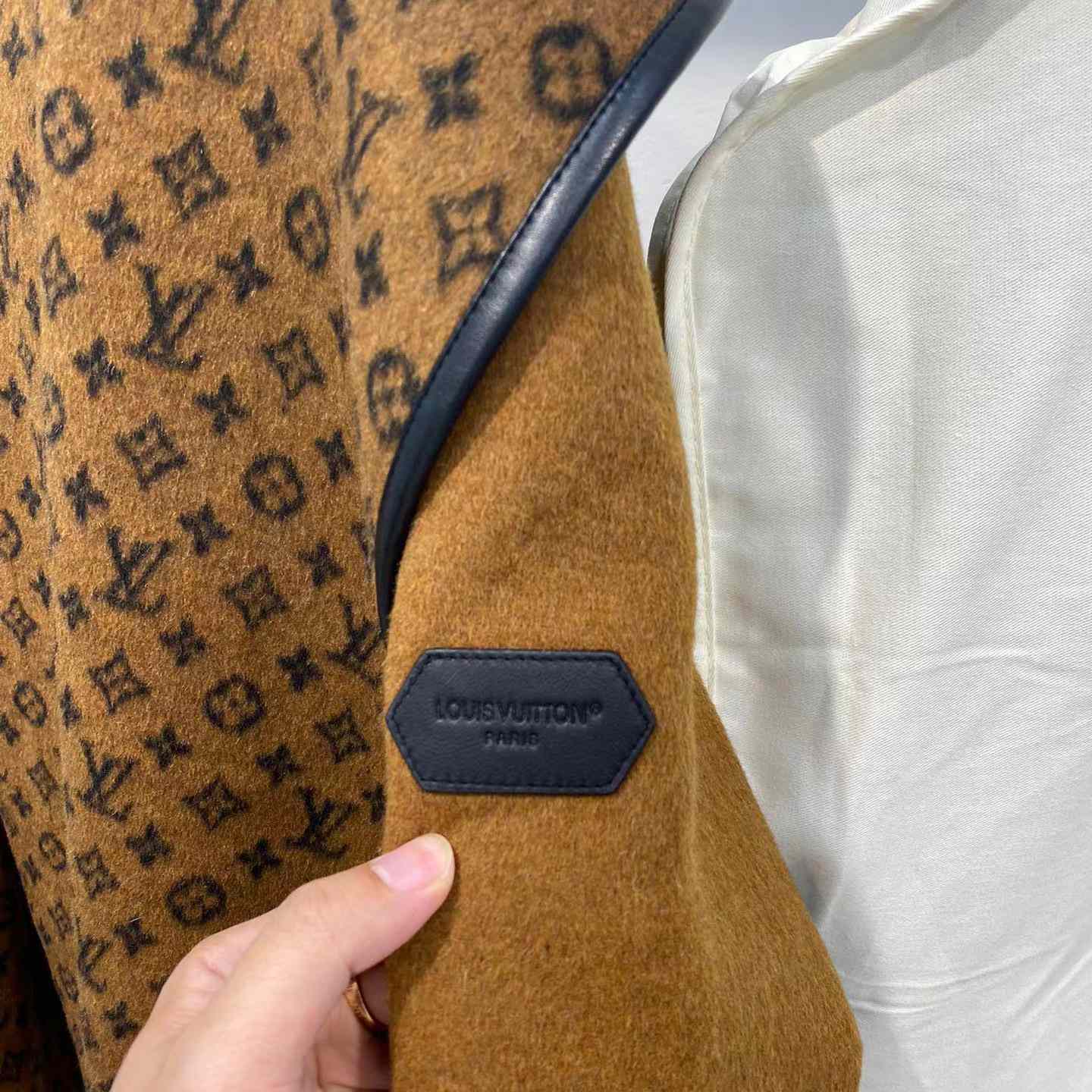 Louis Vuitton Signature Double Face Short Wrap Coat     - PerfectKickZ