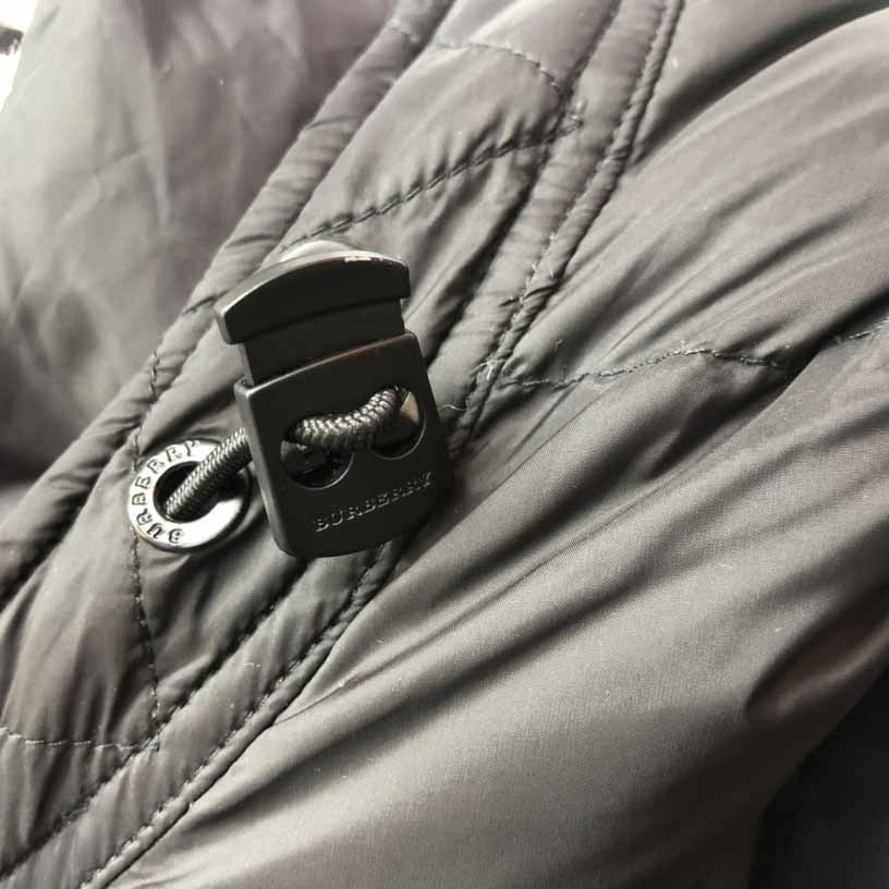 Burberry Logo Appliqué Nylon Puffer Coat - PerfectKickZ