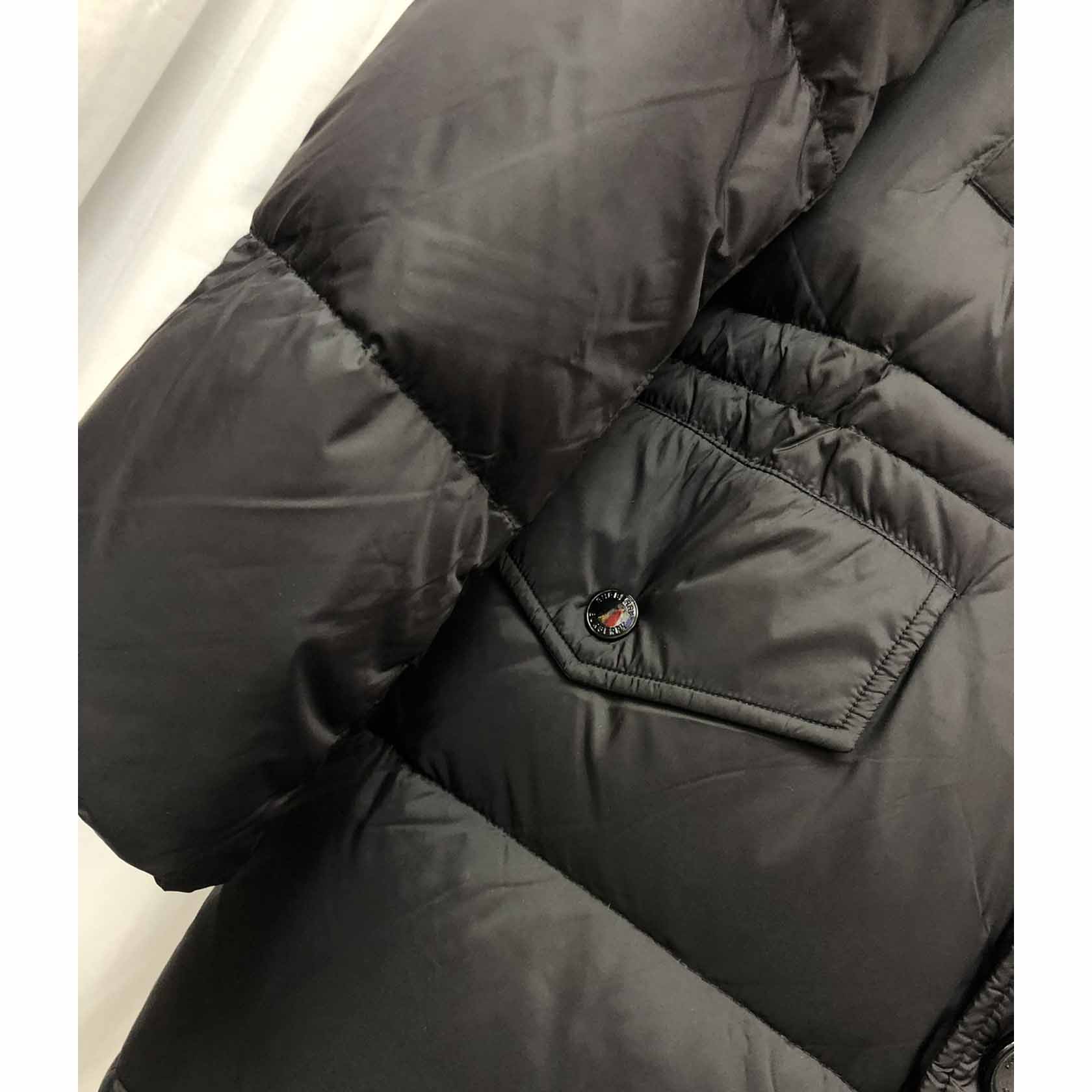 Burberry Logo Appliqué Nylon Puffer Coat - PerfectKickZ