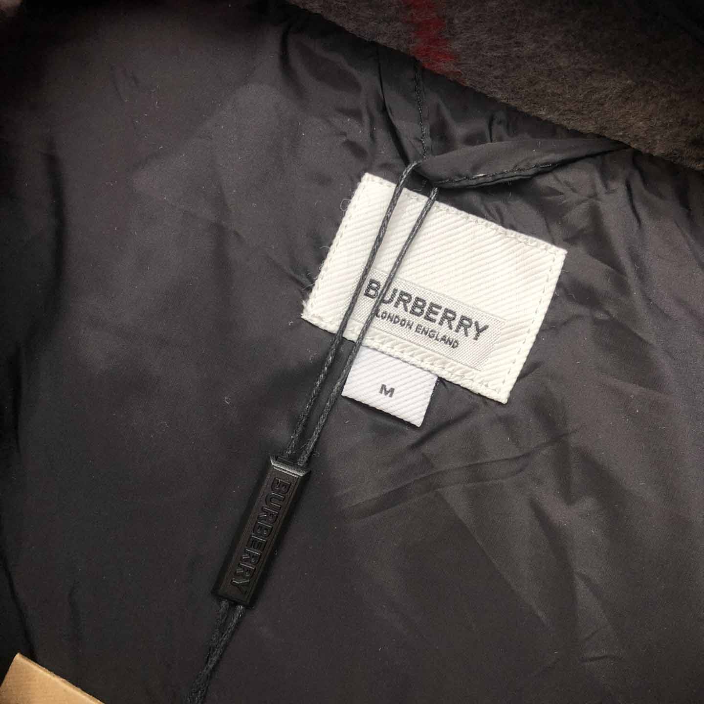 Burberry Logo Appliqué Nylon Puffer Coat - PerfectKickZ