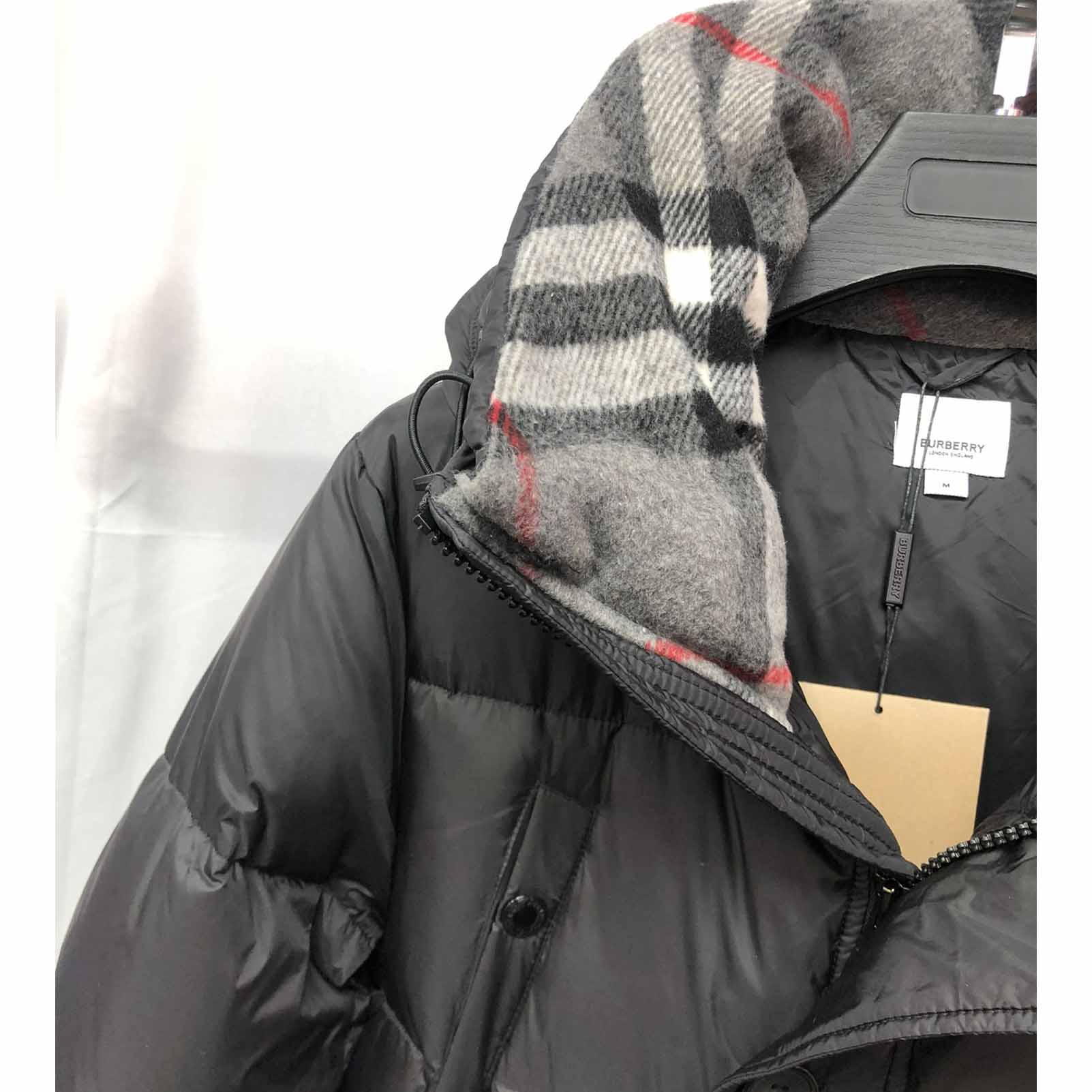 Burberry Logo Appliqué Nylon Puffer Coat - PerfectKickZ