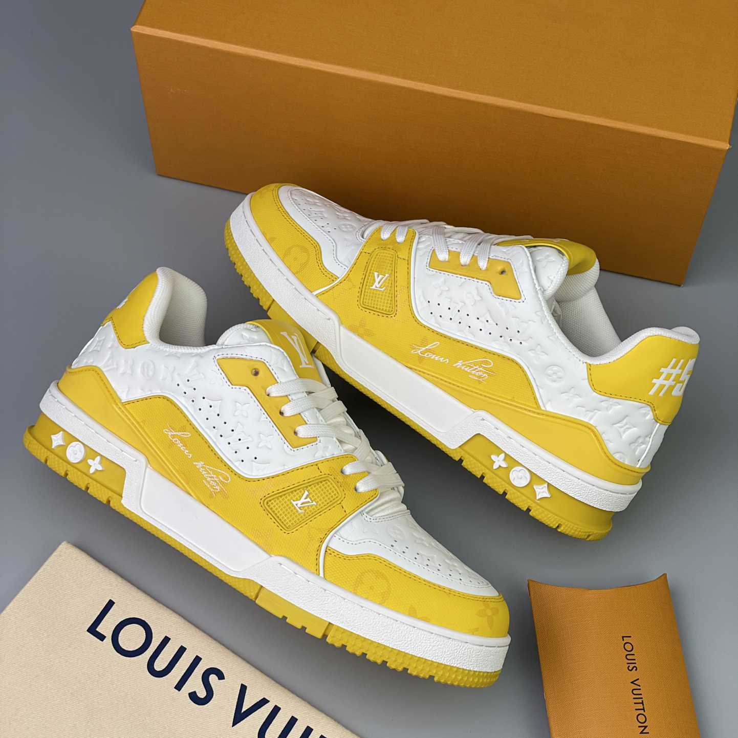 Louis Vuitton Trainer Sneaker (Upon UK Size) - 